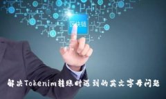 解决Tokenim转账时遇到的英文字母问题