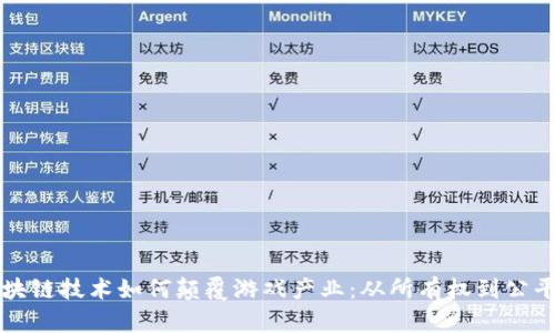 区块链技术如何颠覆游戏产业：从所有权到公平性