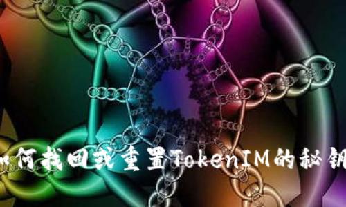 如何找回或重置TokenIM的秘钥？