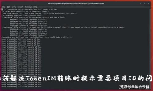 如何解决TokenIM转账时提示需要项目ID的问题